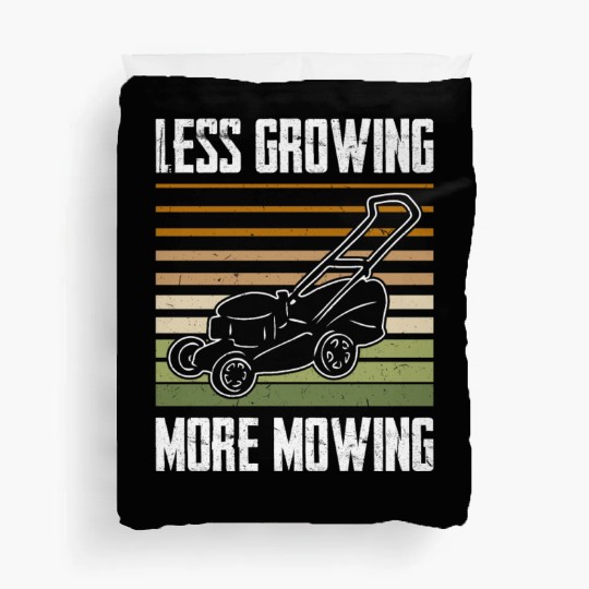 Lawn Mowing Lawn Mower Gardener Gardening Duvet Covers
