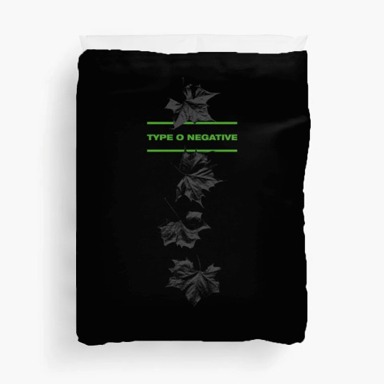 Type O Negative Leaves Double Sided Black Duvet Covers