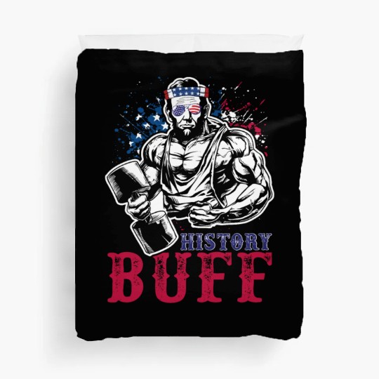 History Buff Independence Day Lincoln Patriot USA Duvet Covers