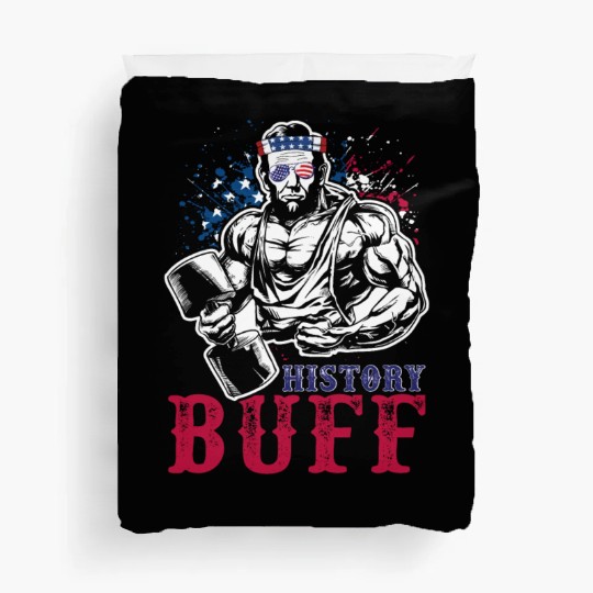 History Buff Independence Day Lincoln Patriot USA Duvet Covers