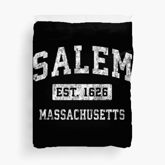Salem Massachusetts Ma Established Sports Duvet Covers