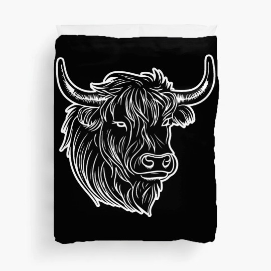 Scottish Highland Cow Duvet Covers