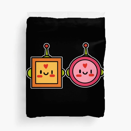 Kawaii Robot Japanese Gift Duvet Covers