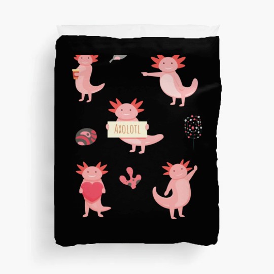Set Axolot Axolotl Duvet Covers