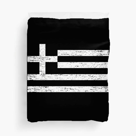 Greece Flag - Flag Of Greece For Greek People Duvet Covers