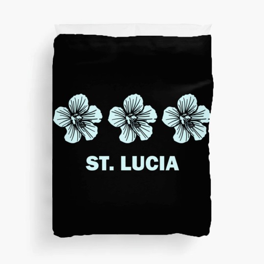 St Lucia Tropical Hibiscus Flower Duvet Covers