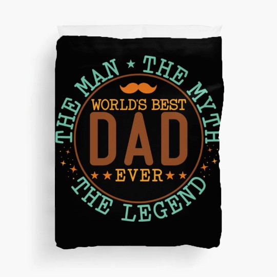 best dad ever Duvet Covers