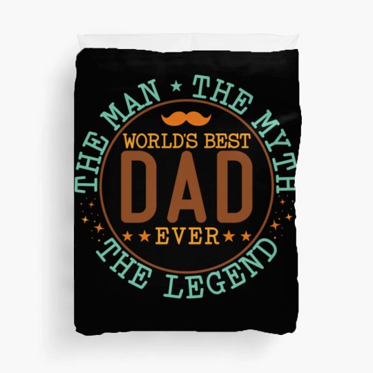 best dad ever Duvet Covers