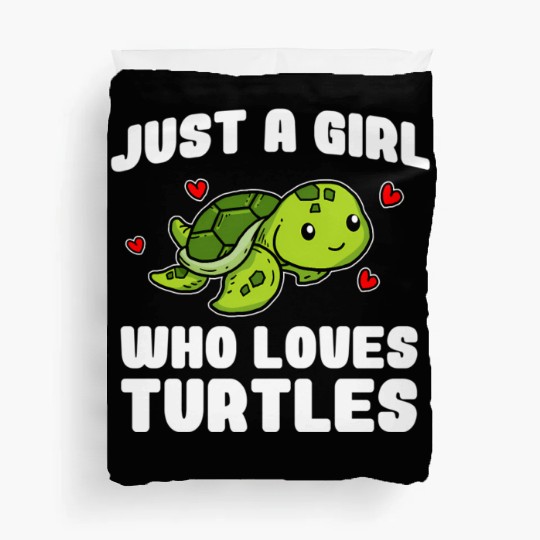 Just A Who Loves Turtles Sea Turtle Duvet Covers