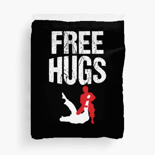 Free Hugs Jiu Jitsu Bjj Martial Duvet Covers