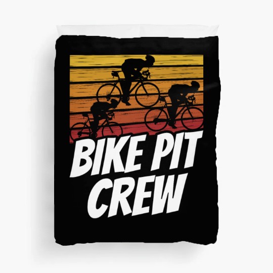 Bike Pit Crew Cycling Bicycle Bike Race Racing Duvet Covers