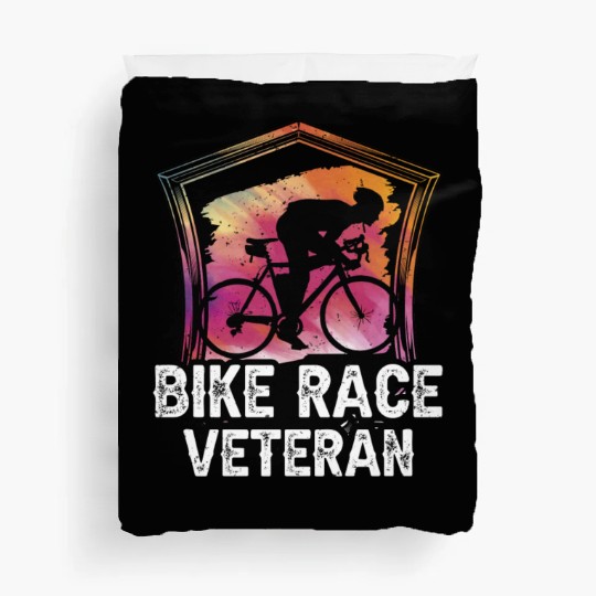 Bike Race Veteran Racer Bicycle Racing Cycling Duvet Covers