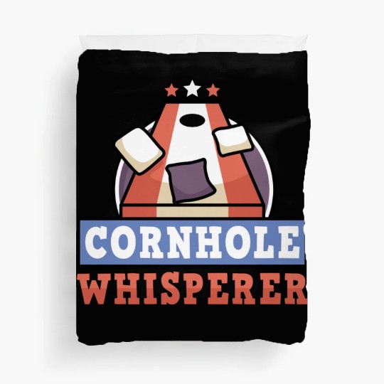 Cornhole Whisperer Bean Bag Lover Duvet Covers
