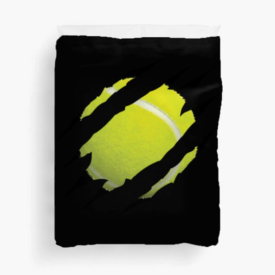 Player And Coach Tennis Tennis Ball Inside Duvet Covers