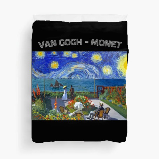 Starry Night Garden At Sainte Adresse Impressionis Duvet Covers