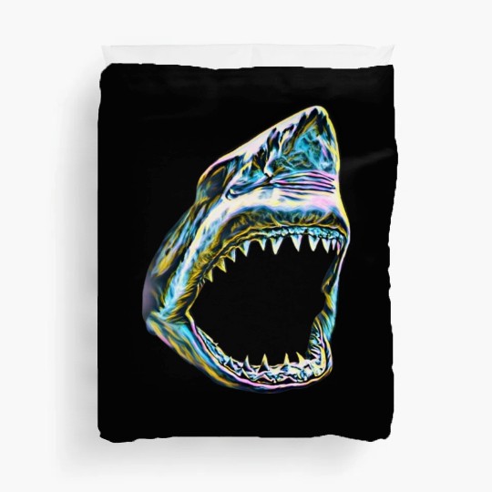 Great White Shark Motif Sharks Duvet Covers