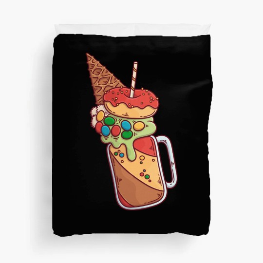 Chocolate Candy Shake Duvet Covers