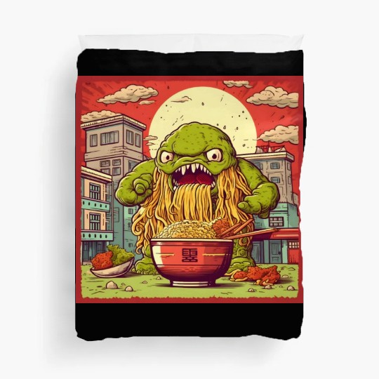 Ramen Monster Duvet Covers