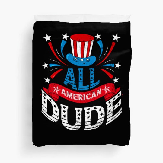 All American Dude American Pride US Patriot Duvet Covers