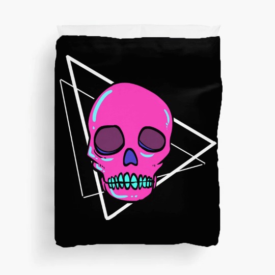 Dead Inside Skull Artist Gift Duvet Covers