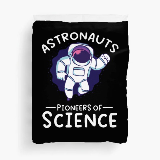 Astronauts pioneers of science spaceman space Duvet Covers