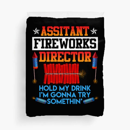 Independence Day Assistant Fireworks Director USA Duvet Covers