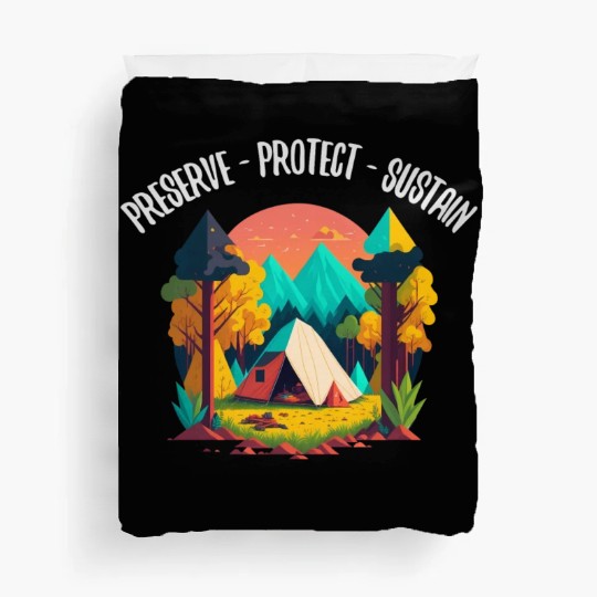 Natur Wildlife Outdoor Forest Camping Hiking Duvet Covers