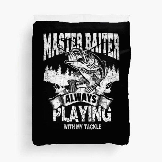 Master Baiter Duvet Covers - Ultimate Fishing Enthusiast