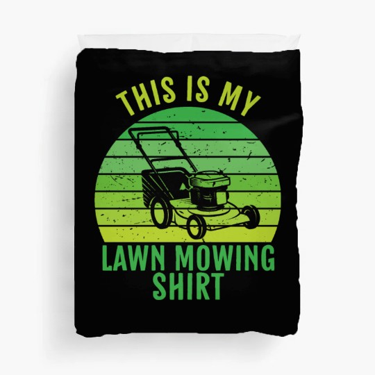 This Is My Lawn Mowing Duvet Covers