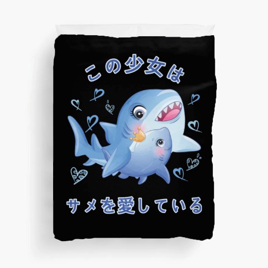 Shark Love Mom Shark Duvet Covers
