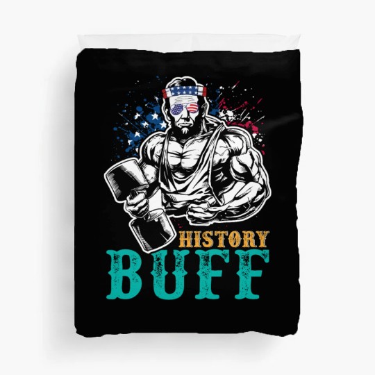 History Buff Independence Day Lincoln Patriot USA Duvet Covers