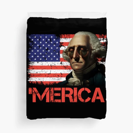 Merica George Washington Independence Day USA Duvet Covers