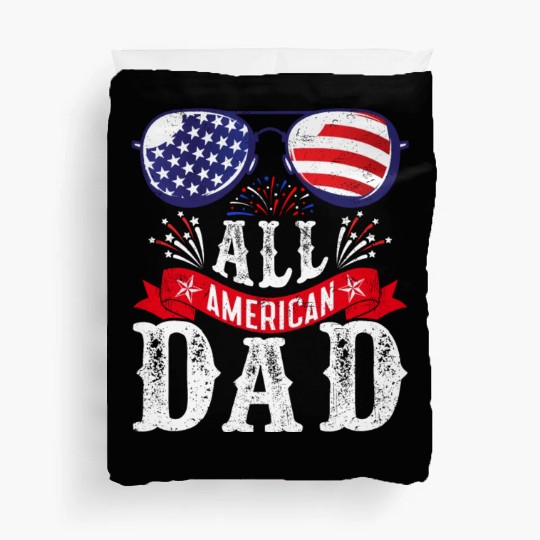All American Dad America Pride US Patriot Duvet Covers