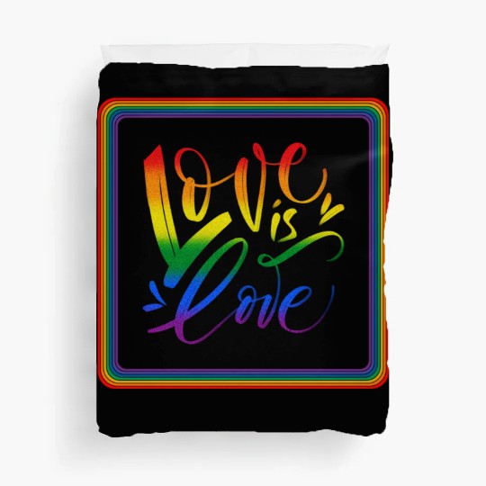 love is love Duvet Covers