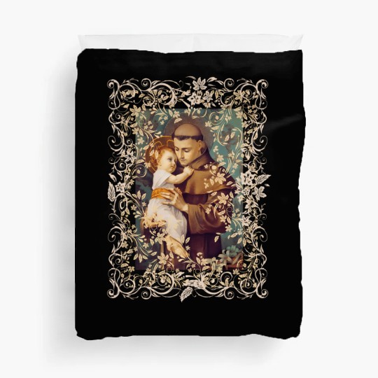 Saint Anthony Of Padua Catholic St. Rosary Duvet Covers