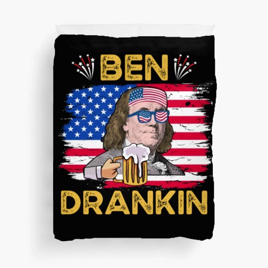 Ben Drankin US President Independence Day Duvet Covers