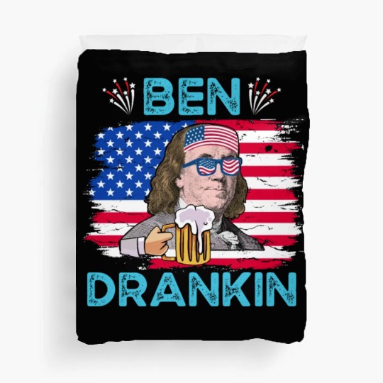 Ben Drankin US President Independence Day Duvet Covers