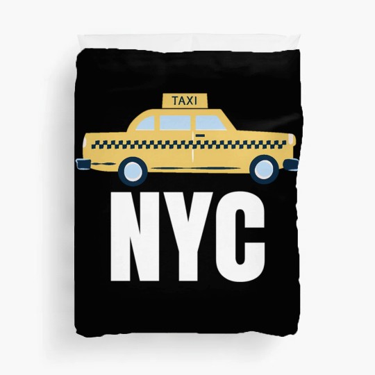 Nyc New York City Taxi Travel Usa Cities Duvet Covers