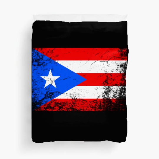 Puerto Rico National Flag Duvet Covers