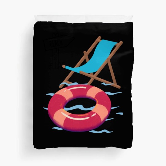"Beach Vibes Duvet Covers: Embrace the Sun and Sand!"