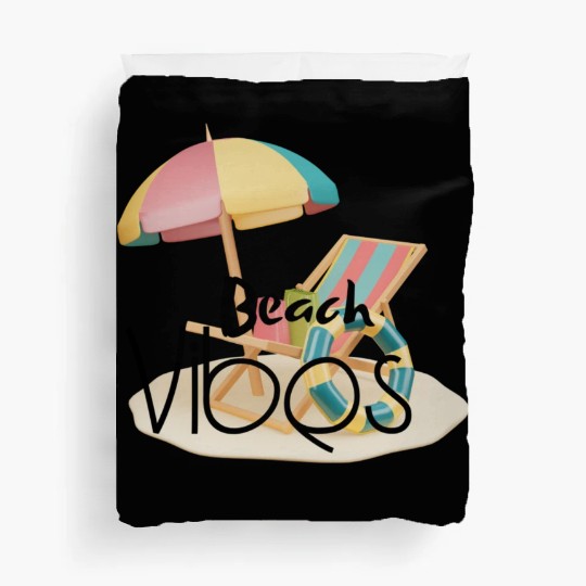 "Beach Vibes Duvet Covers: Embrace the Sun and Sand!"