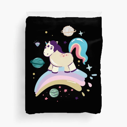 Unicorn rainbow Duvet Covers