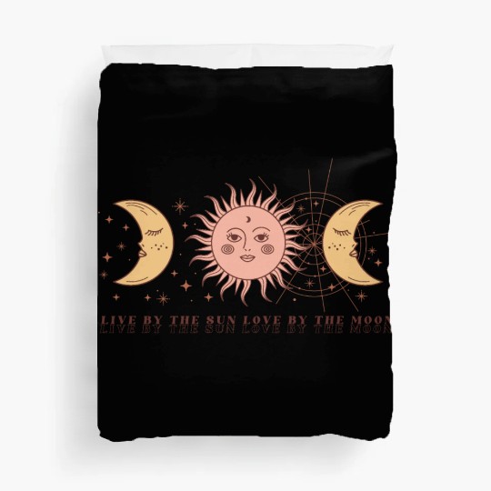 Boho Celestial Sun And Moon Duvet Covers