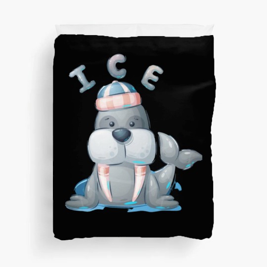 Snow seal Duvet Covers