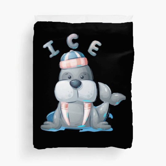 Snow seal Duvet Covers