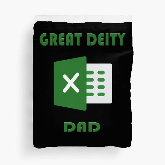 Great deity excel dad Duvet Covers