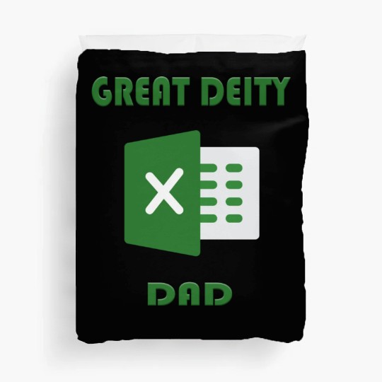Great deity excel dad Duvet Covers