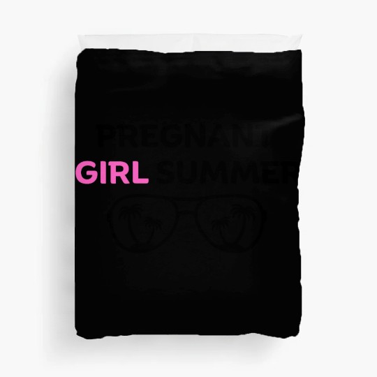 PREGNANT GIRL SUMMER Duvet Covers