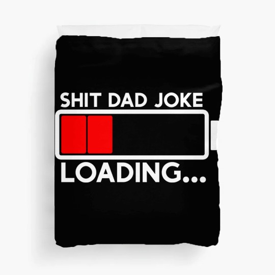 Dad Joke Loading 80s Duvet Covers