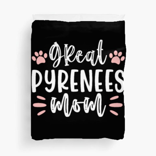 Great Pyrenees Mom Duvet Covers